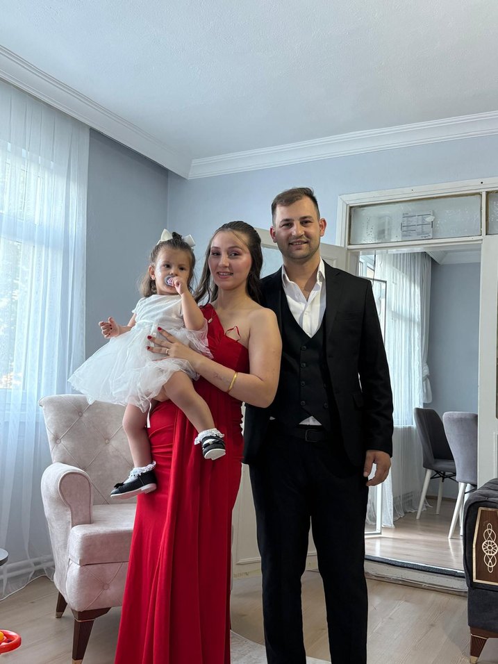 Kırmızı Uzun Abiye Elbise - Görsel 3