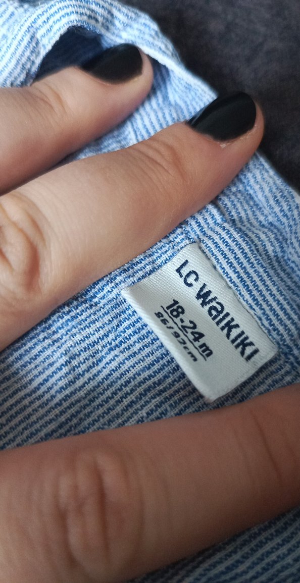 Erkek Çocuk Keten Kısa Kollu Gömlek - Görsel 4