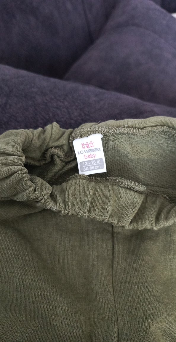 Yeşil Rahat Kesim Erkek Çocuk Pantolonu - Görsel 2