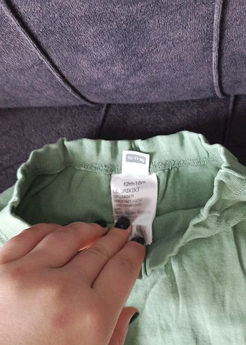 Pastel Yeşil Bebek Takımı Uzun Kollu - Görsel 3