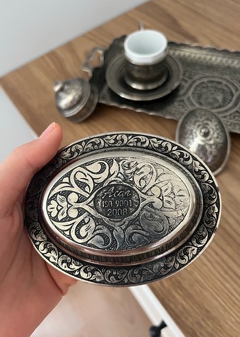 Gümüş fincan seti - Görsel 3