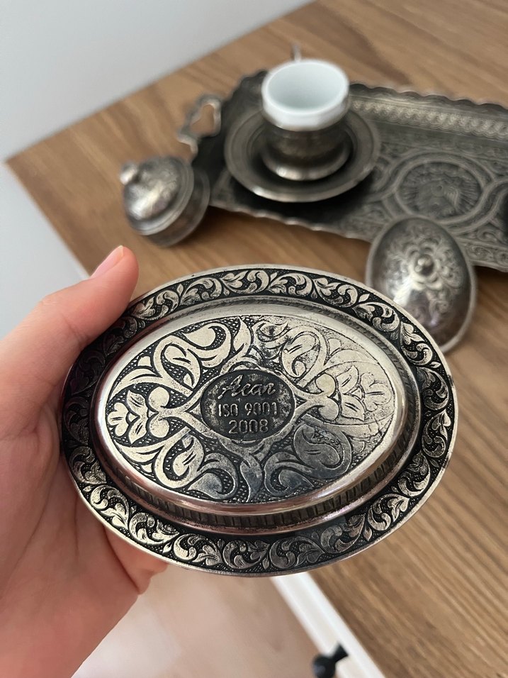 Gümüş fincan seti - Görsel 3