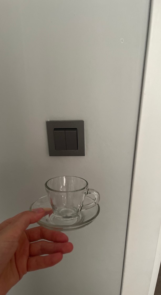 6 Parça Cam Fincan ve Tabak Seti - Görsel 2