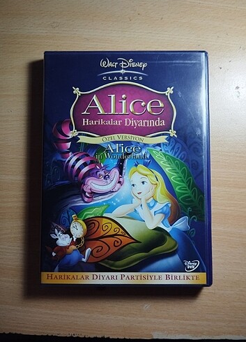 Alice Harikalar diyarinda dvd