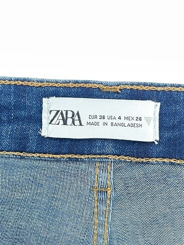 36 Beden lacivert Renk Zara Skinny %70 İndirimli.