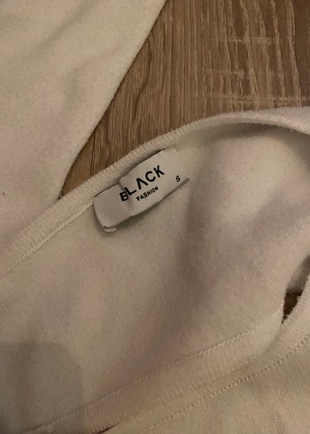 Beyaz Straplez Midi Kalem Elbise - Görsel 4