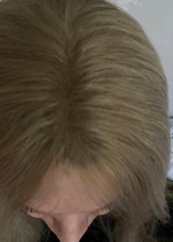 bebek kumralı gerçek saç tepelik - Görsel 2