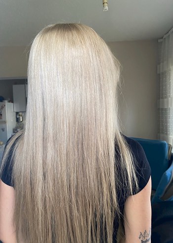 bebek kumralı gerçek saç tepelik - Görsel 6