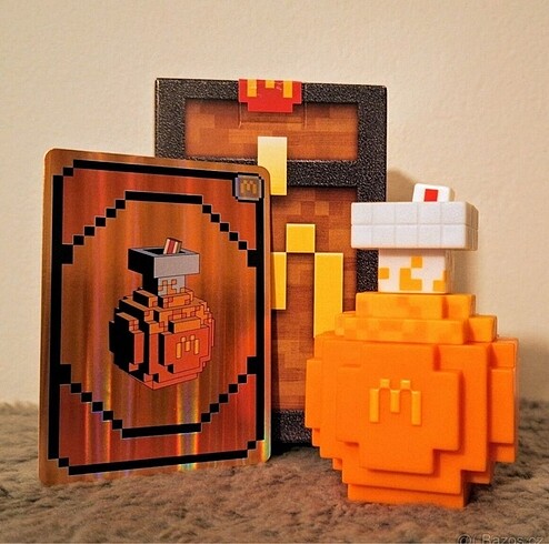 Beden Renk Minecraft Mcdonalds 4-5-6 Üçlü Figür Set