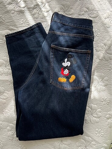 Gap x Disney Mickey Mouse Pantolon Lacivert