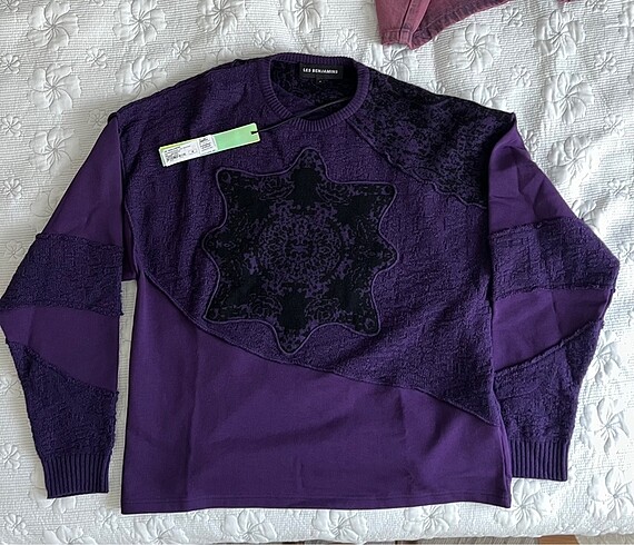 l Beden Les benjamins mor kazak knit