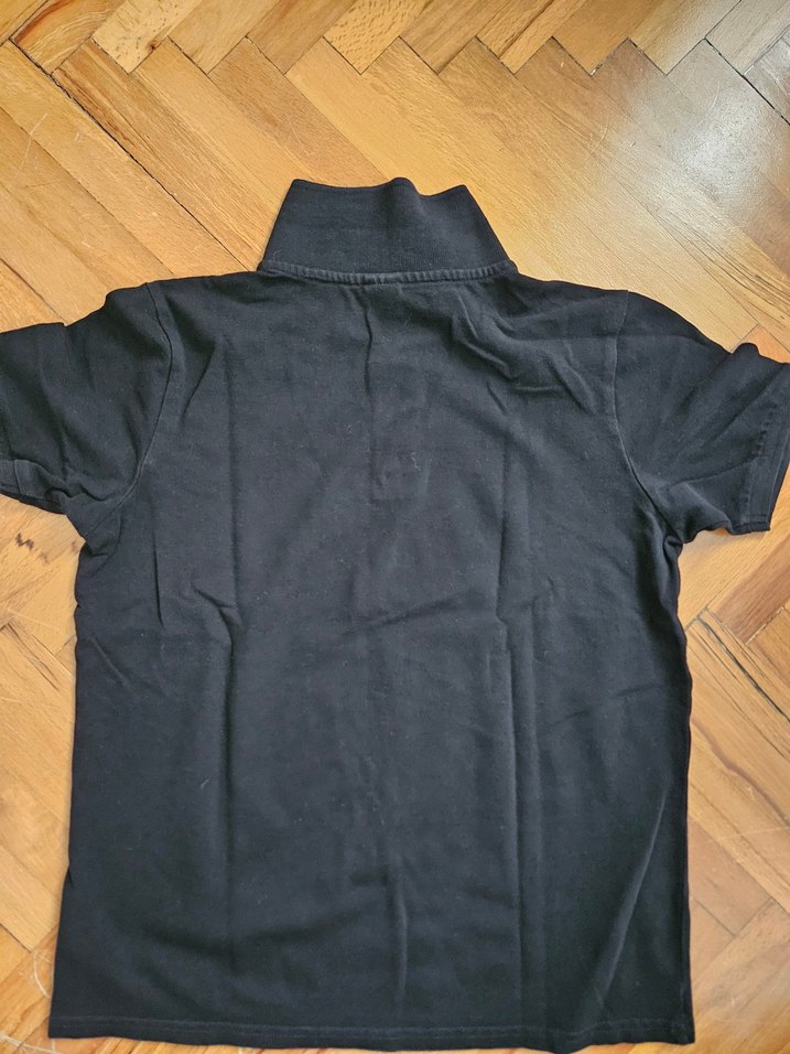 Erkek Çocuk Siyah Kısa Kollu Polo Tişört - Görsel 3