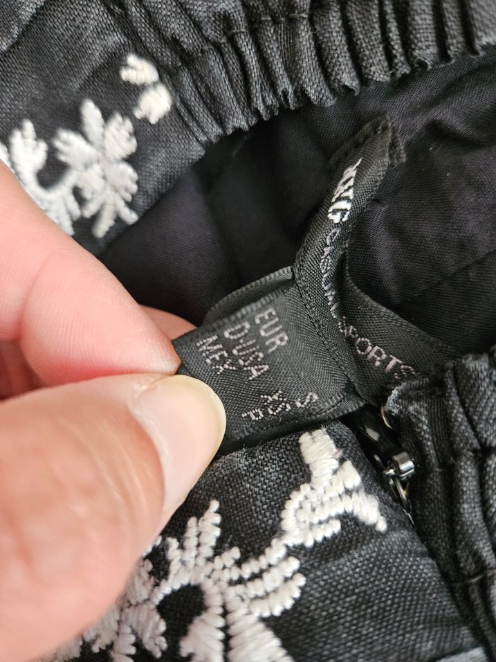 Nakışlı straplez elbise - Görsel 2