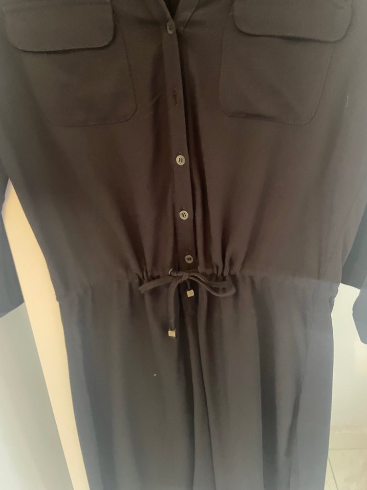 Siyah Günlük -Ofis Elbisesi - Görsel 3