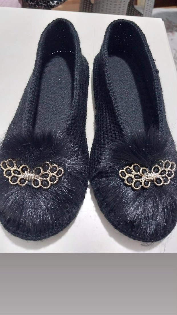 tabanlikli örgü babet - Görsel 2