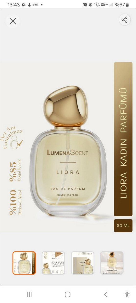 LumenaScent Liora Kadın Parfümü 50 ml - Görsel 3