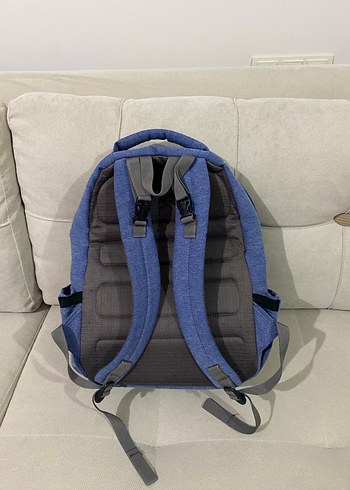 Minimalist Mavi Erkek Sırt Çantası - Görsel 6