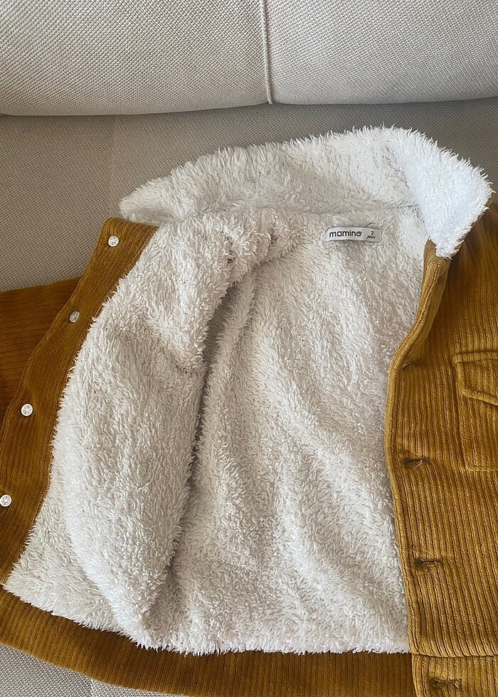 Mamino 2 yaş şapka mont - Görsel 2