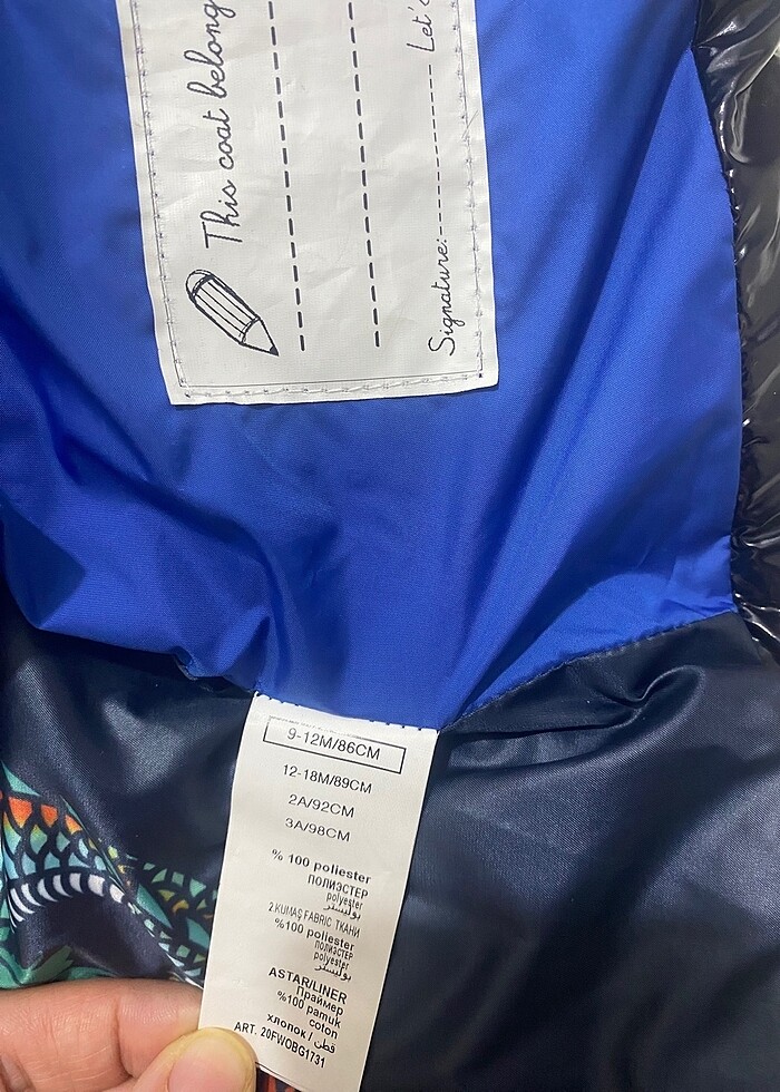 B&G Store mont 9-12 ay lacivert - Görsel 3