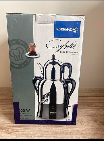 Çaykolik elektrikli semaver Korkmaz