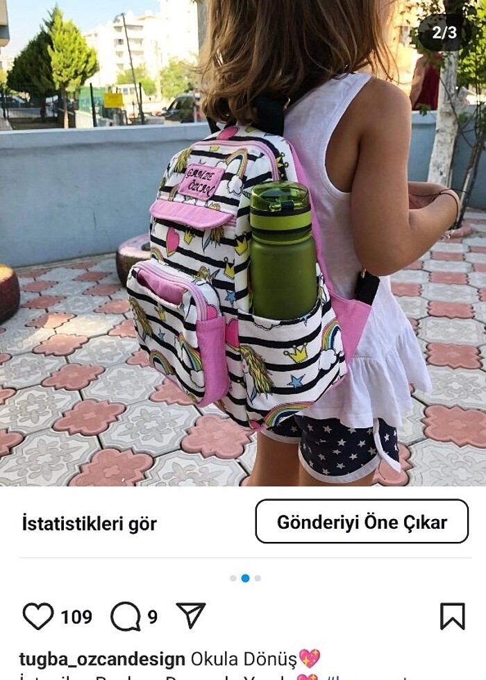 İsimli kreş çantası - Görsel 2