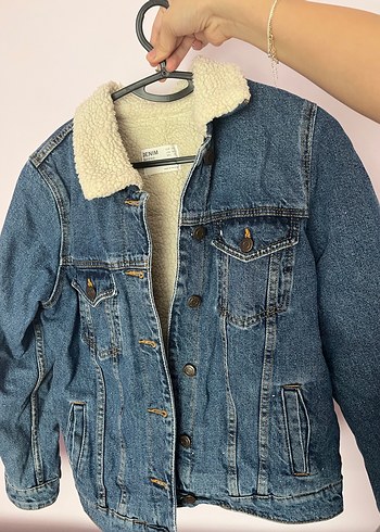 xs Beden Bershka denim kot ceket