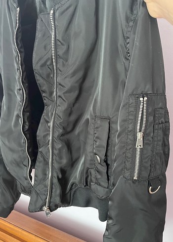 xs Beden siyah Renk Pull&bear siyah bomber Ceket