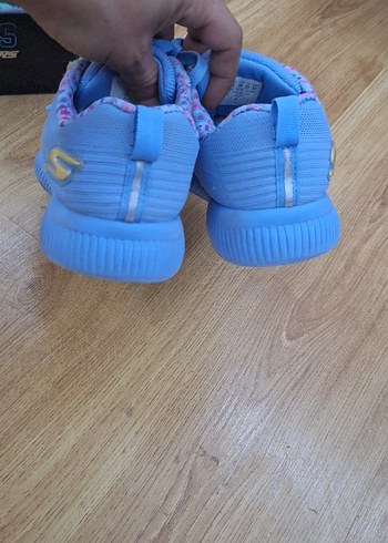 35 Beden mavi Renk Mavi Kadın Sneakers Elastik Detaylı