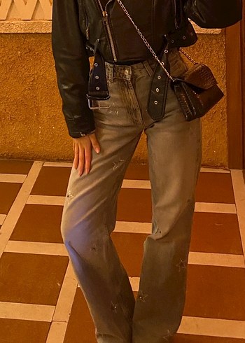 kot pantolon gri siyah - Görsel 2