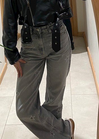 kot pantolon gri siyah - Görsel 3