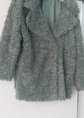 yeşil suni kürk - Görsel 3