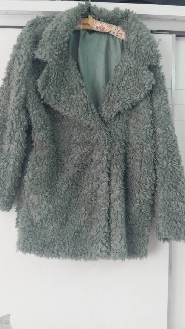 yeşil suni kürk - Görsel 4