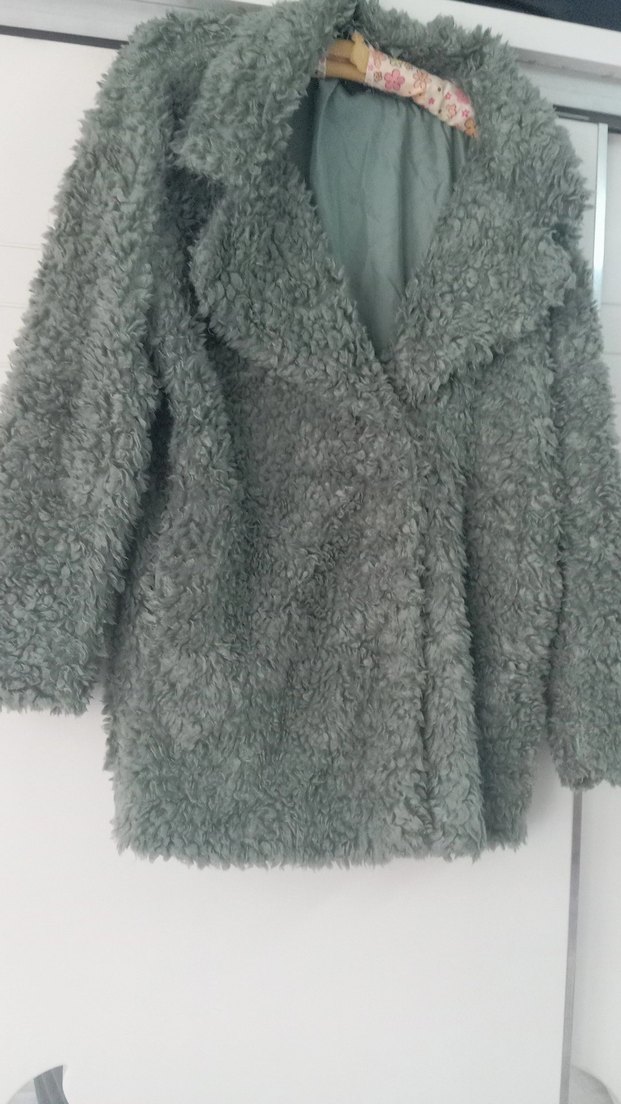 yeşil suni kürk - Görsel 3