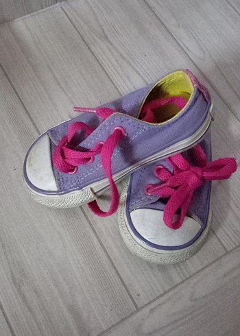 Mor Bağcıklı Kız Çocuk Spor Ayakkabı - Görsel 3