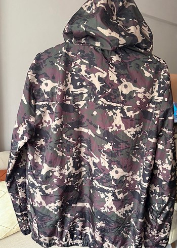 Kamuflaj Desenli bayan Yağmurluk - Görsel 5