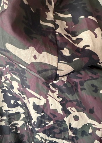 Kamuflaj Desenli bayan Yağmurluk - Görsel 7