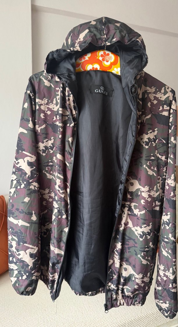 Kamuflaj Desenli bayan Yağmurluk - Görsel 2