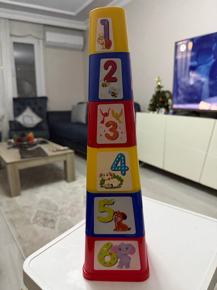 Renkli Sayı Öğrenme Küpleri - Görsel 2