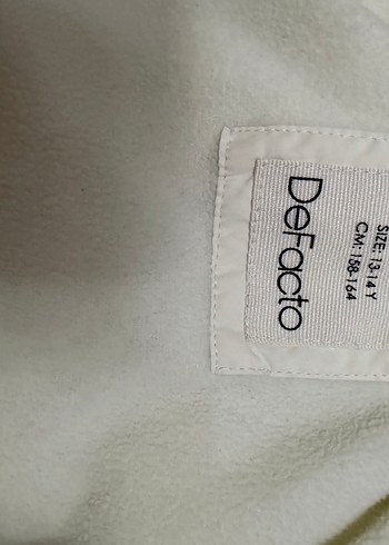 Beyaz içi polar Kışlık Mont - Görsel 5