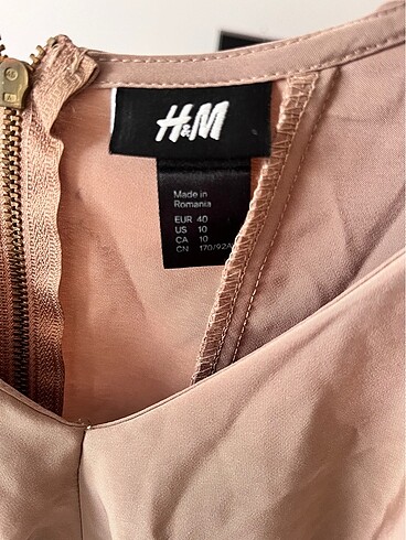 40 Beden camel Renk HM elbise