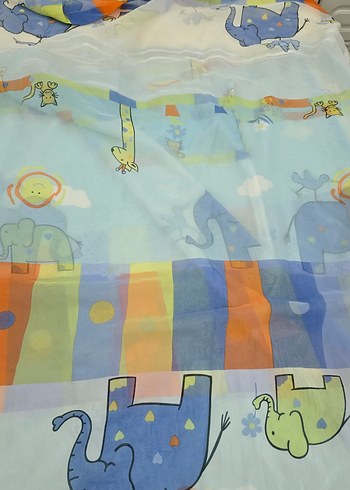 Çocuklar için Renkli Baskılı perde - Görsel 2