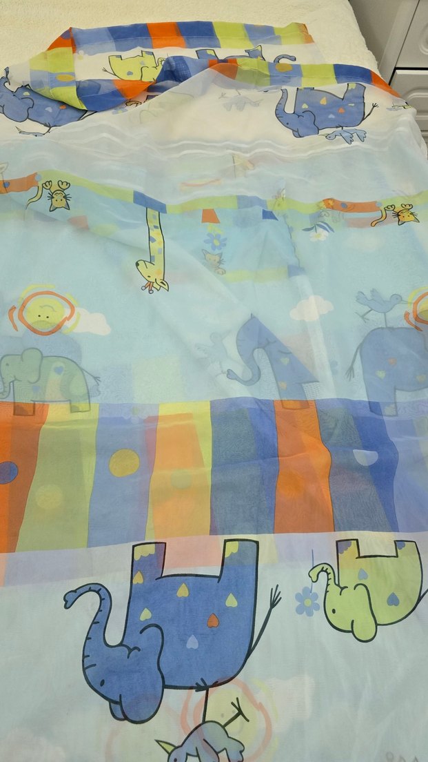 Çocuklar için Renkli Baskılı perde - Görsel 2