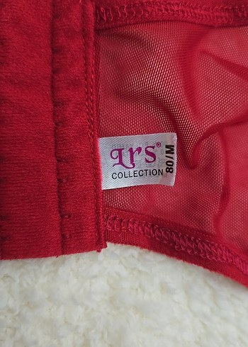 Dantel Detaylı Kırmızı Straplez Bustiyer - Görsel 2