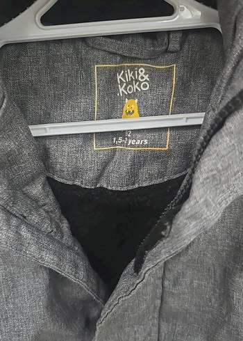 Gri Kürklü Erkek Çocuk Mont - Görsel 4