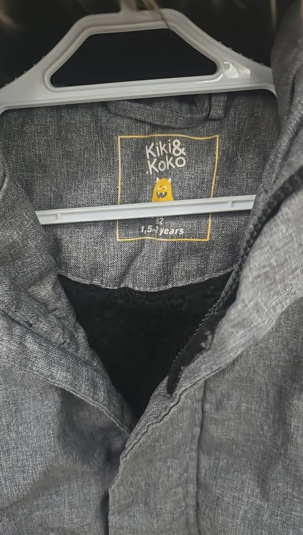 Gri Kürklü Erkek Çocuk Mont - Görsel 4