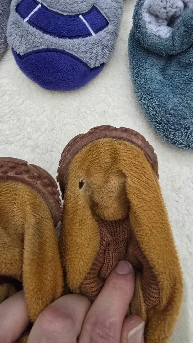 Erkek Çocuk Sıcak Kürklü Ev Terlikleri - Görsel 3