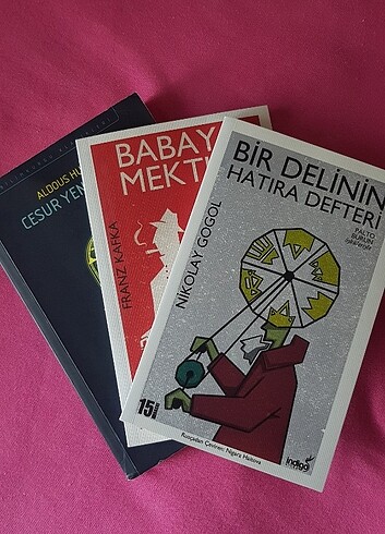 cesur yeni dünya, babaya mektup, bir delinin hatıra defteri