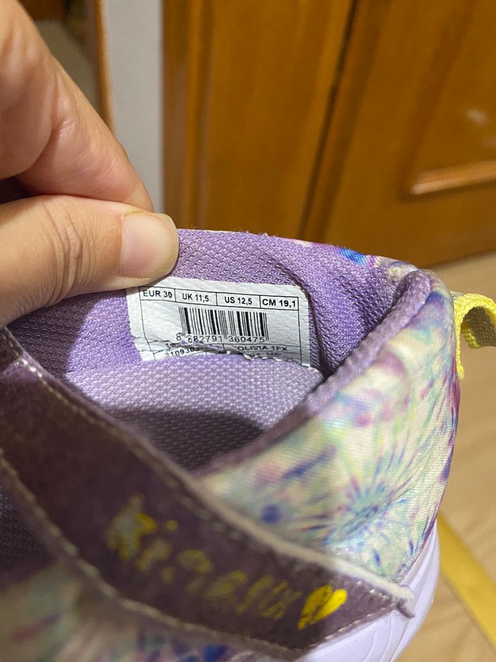 Kız Çocuk Mor Bağlamalı Batik Spor Ayakkabı - Görsel 4