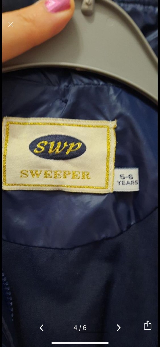 Kız Çocuk Parlak Mavi Nakışlı Fırfırlı yağmurluk - Görsel 4