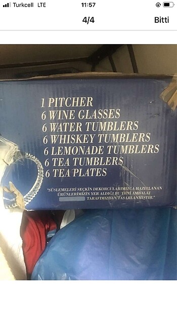 Bardak ve sürahi takımı - Görsel 4